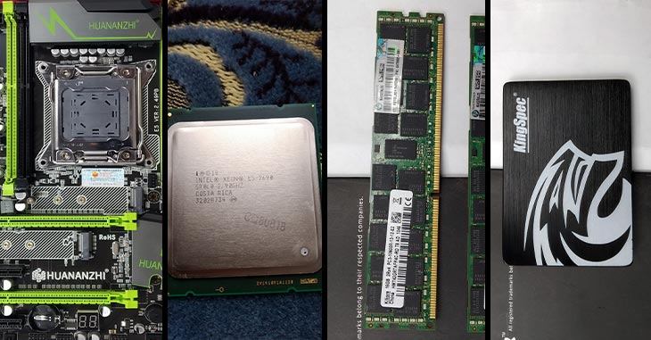 Обзор на процессор, материнскую плату, память и SSD диск с Алиэкспресс