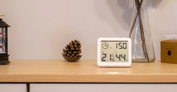 Стильные настольные электронные часы с термометром с Алиэкспресс | Отзыв